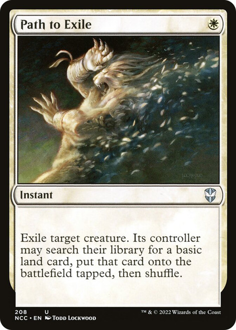 Path to Exile\nStreets of New Capenna Commander\nSingle\nMagic The Gathering
