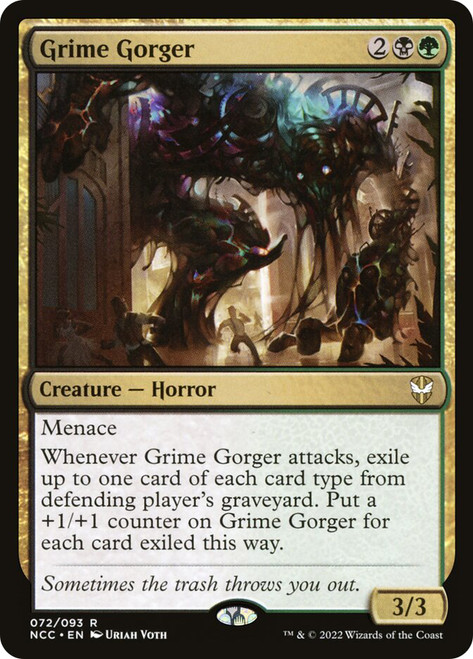 Grime Gorger\nStreets of New Capenna Commander\nSingle\nMagic The Gathering