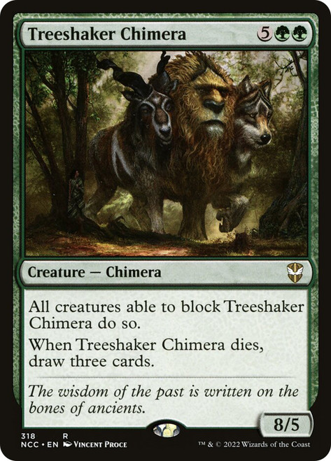Treeshaker Chimera\nStreets of New Capenna Commander\nSingle\nMagic The Gathering