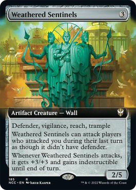 Weathered Sentinels (Extended Art)\nStreets of New Capenna Commander - Variants\nSingle\nMagic The Gathering