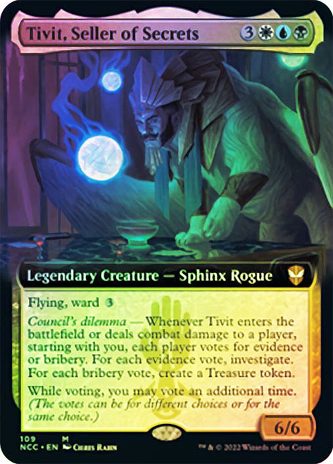 Tivit, Seller of Secrets Art Card} (Signed) | Art Series