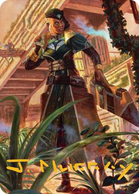 {Vivien on the Hunt Art Card} (Signed)\nArt Series\nSingle\nMagic The Gathering