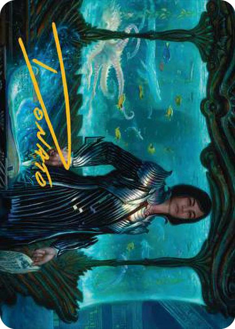 {Lagrella, the Magpie Art Card} (Signed)\nArt Series\nSingle\nMagic The Gathering