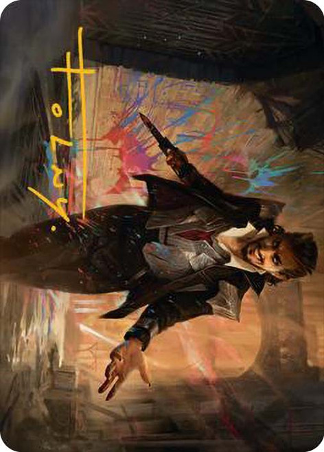 {Anhelo, the Painter Art Card} (Signed)\nArt Series\nSingle\nMagic The Gathering