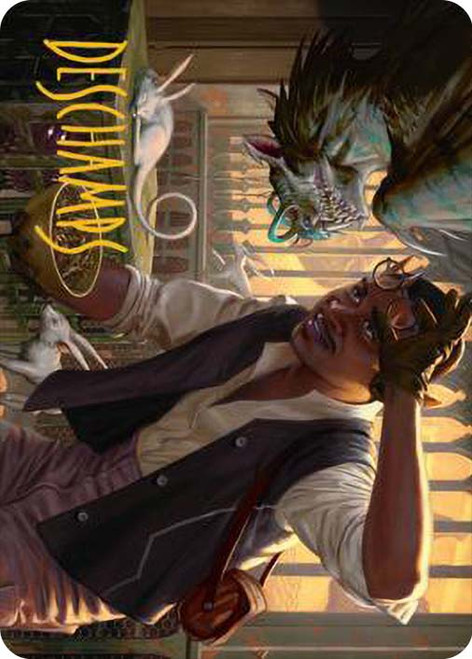 {Bennie Bracks, Zoologist Art Card} (Signed)\nArt Series\nSingle\nMagic The Gathering