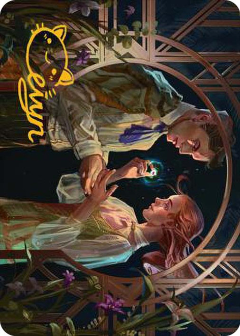 {Prosperous Partnership Art Card} (Signed)\nArt Series\nSingle\nMagic The Gathering