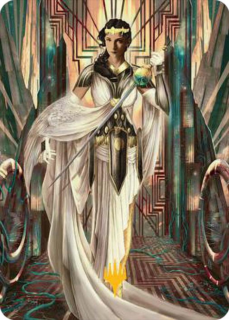 {Elspeth Resplendent Art Card} (#64) (Stamped)\nArt Series\nSingle\nMagic The Gathering