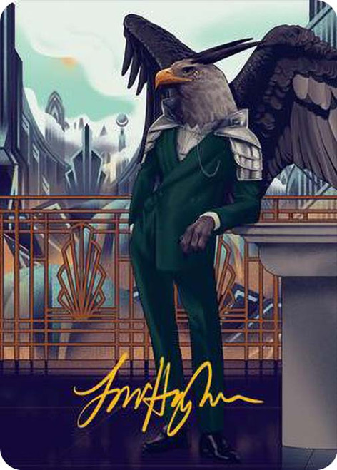 {Falco Spara, Pactweaver Art Card} (#67) (Signed)\nArt Series\nSingle\nMagic The Gathering