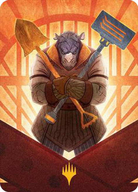 {Mr. Orfeo, the Boulder Art Card} (Stamped)\nArt Series\nSingle\nMagic The Gathering