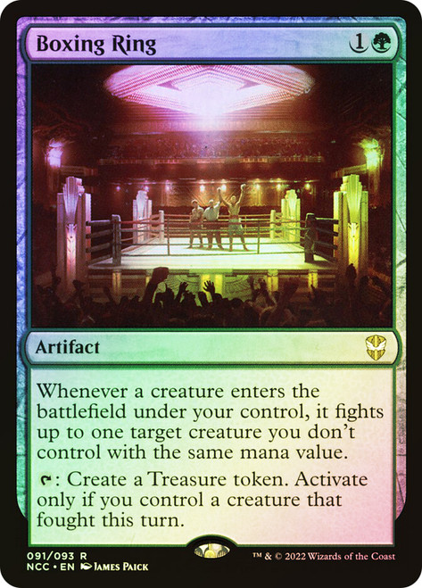 Boxing Ring\nStreets of New Capenna Commander\nSingle\nMagic The Gathering