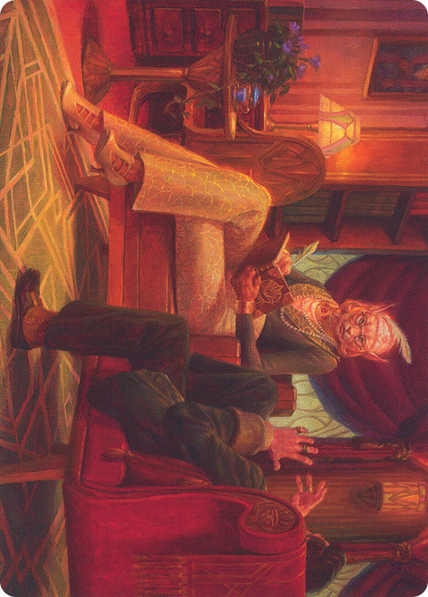 {Phabine, Boss's Confidant Art Card}\nArt Series\nSingle\nMagic The Gathering