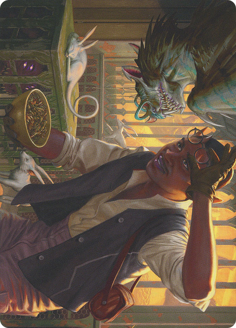 {Bennie Bracks, Zoologist Art Card}\nArt Series\nSingle\nMagic The Gathering