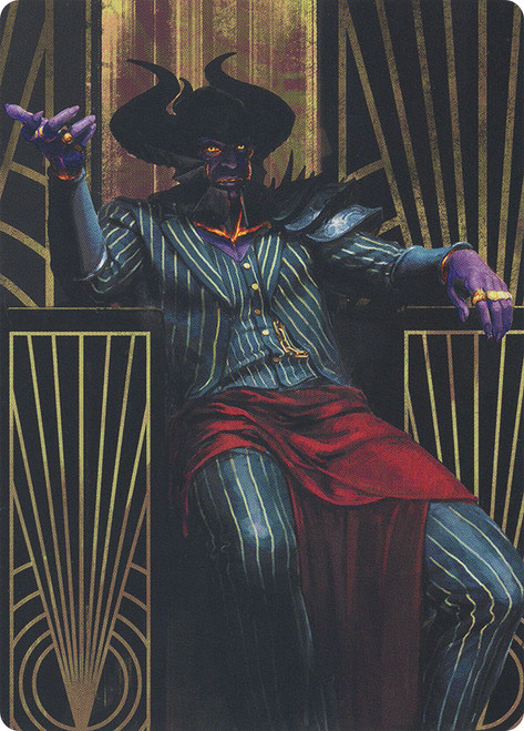 {Ob Nixilis, the Adversary Art Card} (#71)\nArt Series\nSingle\nMagic The Gathering