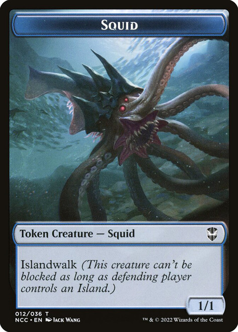 {Squid Token} // {The Monarch}\nStreets of New Capenna Commander\nSingle\nMagic The Gathering