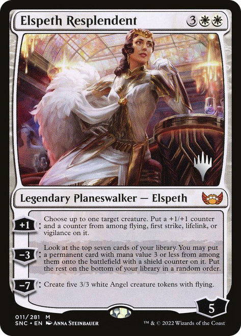Elspeth Resplendent (Promo Pack) (Streets of New Capenna)
Promo
Single
Magic: The Gathering