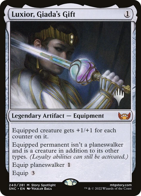 Luxior, Giada's Gift (Promo Pack) (Streets of New Capenna)
Promo
Single
Magic: The Gathering