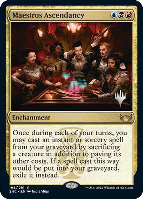 Maestros Ascendancy (Promo Pack) (Streets of New Capenna)\nPromo: Planeswalker Stamped\nSingle\nMagic The Gathering