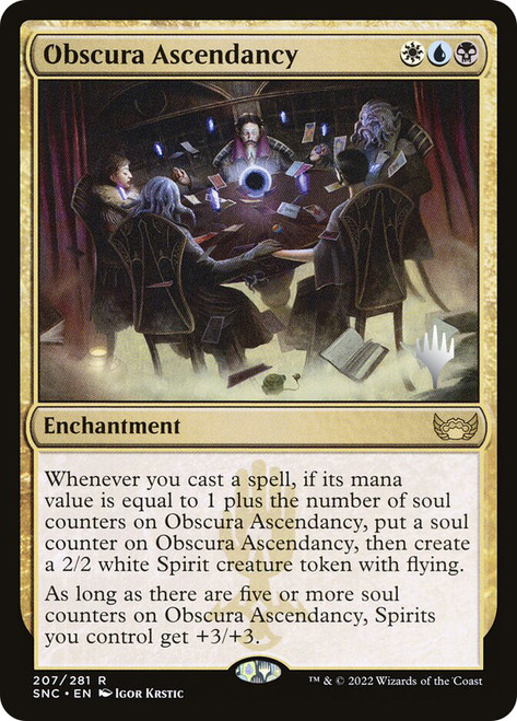 Obscura Ascendancy (Promo Pack) (Streets of New Capenna)
Promo
Single
Magic: The Gathering