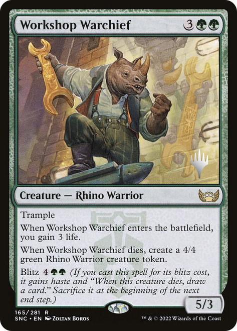 Workshop Warchief (Promo Pack) (Streets of New Capenna)
Promo
Single
Magic: The Gathering