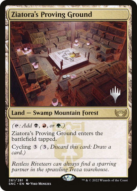 Ziatora's Proving Ground (Promo Pack) (Streets of New Capenna)
Promo
Single
Magic: The Gathering