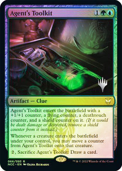 Agent's Toolkit (Promo Pack) (Streets of New Capenna Commander)
Promo
Single
Magic: The Gathering