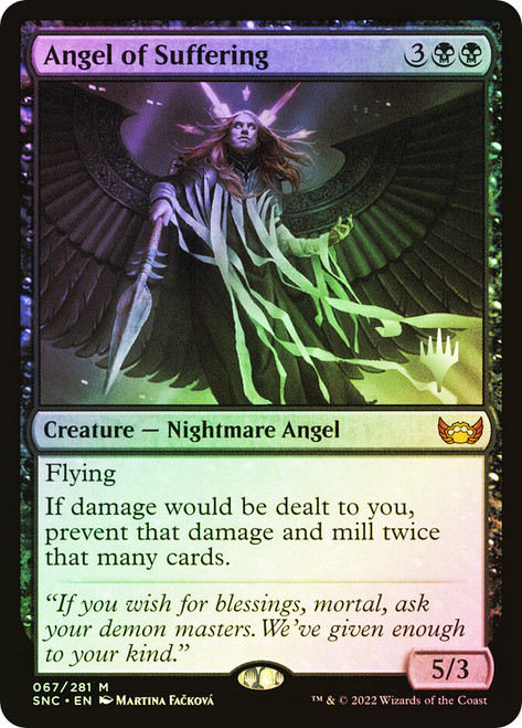 Angel of Suffering (Promo Pack) (Streets of New Capenna)
Promo
Single
Magic: The Gathering
