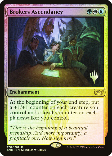 Brokers Ascendancy (Promo Pack) (Streets of New Capenna)
Promo
Single
Magic: The Gathering