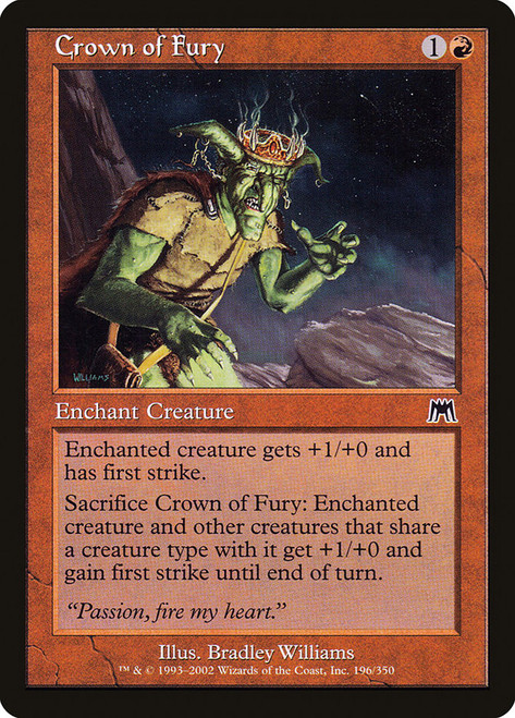 Crown of Fury\nOnslaught\nSingle\nMagic The Gathering