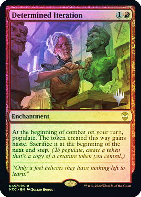 Determined Iteration (Promo Pack) (Streets of New Capenna Commander)
Promo
Single
Magic: The Gathering