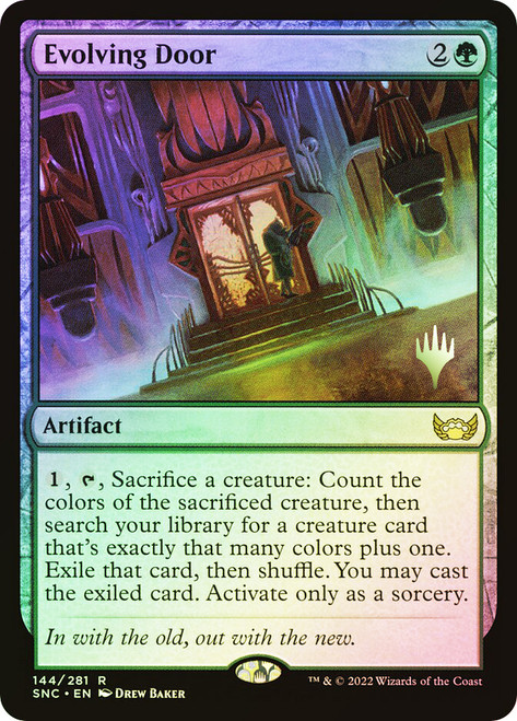 Evolving Door (Promo Pack) (Streets of New Capenna)
Promo
Single
Magic: The Gathering