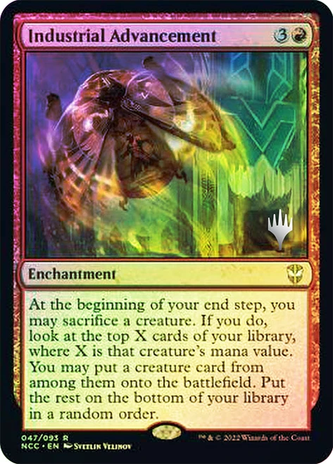 Industrial Advancement (Promo Pack) (Streets of New Capenna Commander)
Promo
Single
Magic: The Gathering