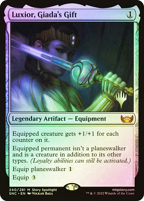 Luxior, Giada's Gift (Promo Pack) (Streets of New Capenna)
Promo
Single
Magic: The Gathering
