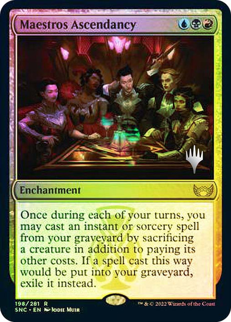 Maestros Ascendancy (Promo Pack) (Streets of New Capenna)\nPromo: Planeswalker Stamped\nSingle\nMagic The Gathering