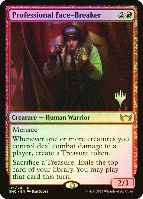 Professional Face-Breaker (Promo Pack) (Streets of New Capenna)
Promo
Single
Magic: The Gathering