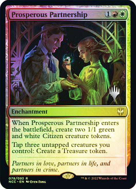 Prosperous Partnership (Promo Pack) (Streets of New Capenna Commander)
Promo
Single
Magic: The Gathering
