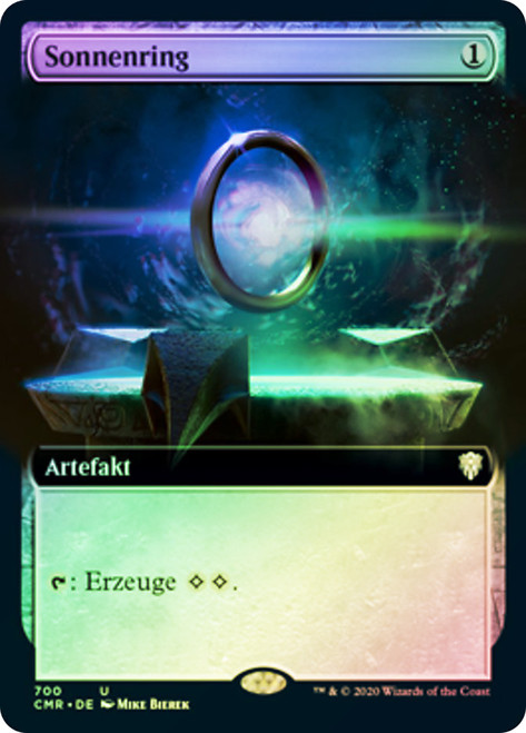 Sol Ring (Extended Art)\nCommander Legends - Variants - German\nSingle\nMagic The Gathering