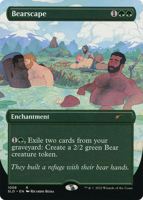 Bearscape (Secret Lair) (Borderless)\nPromo: General\nSingle\nMagic The Gathering