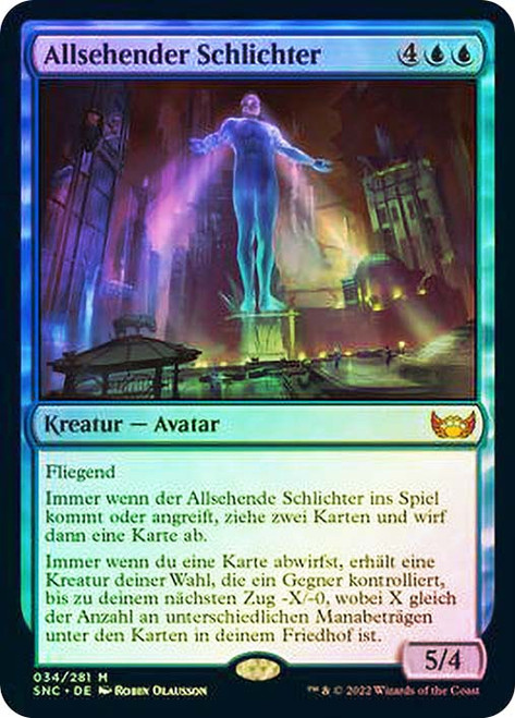 All-Seeing Arbiter\nStreets of New Capenna - German\nSingle\nMagic The Gathering