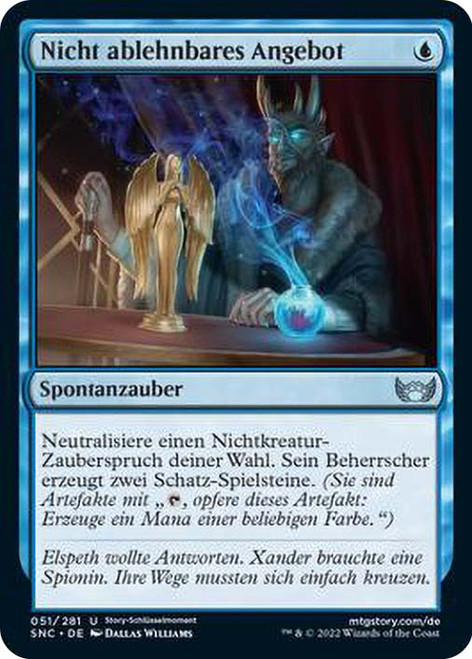 An Offer You Can't Refuse\nStreets of New Capenna - German\nSingle\nMagic The Gathering