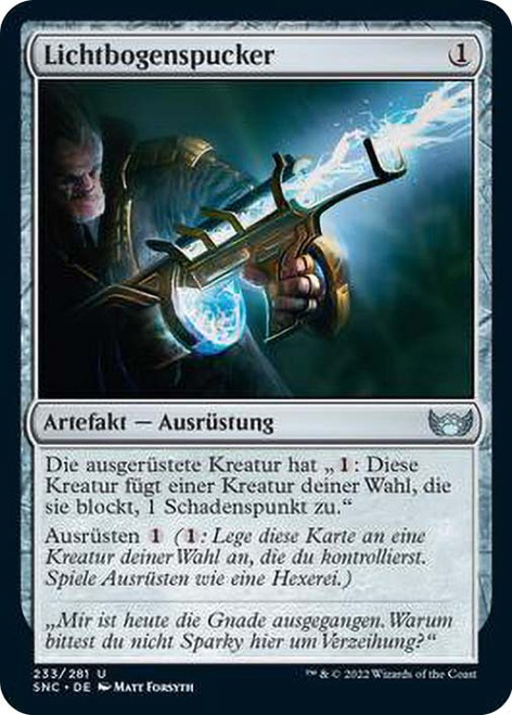 Arc Spitter\nStreets of New Capenna - German\nSingle\nMagic The Gathering