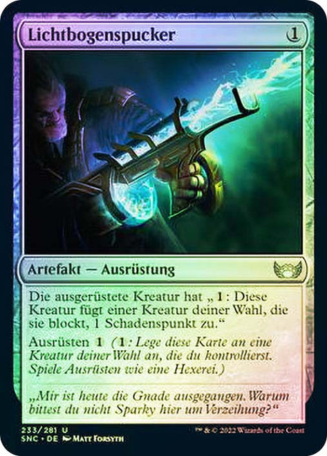 Arc Spitter\nStreets of New Capenna - German\nSingle\nMagic The Gathering