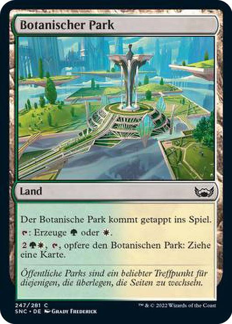 Botanical Plaza\nStreets of New Capenna - German\nSingle\nMagic The Gathering