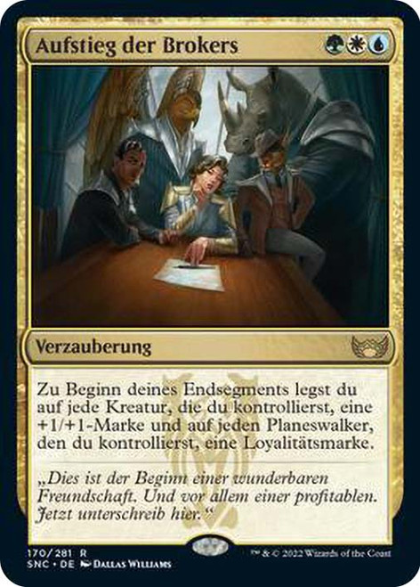 Brokers Ascendancy\nStreets of New Capenna - German\nSingle\nMagic The Gathering