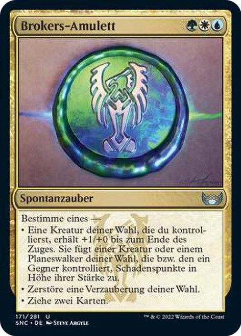 Brokers Charm\nStreets of New Capenna - German\nSingle\nMagic The Gathering