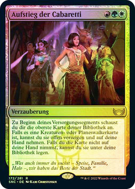 Cabaretti Ascendancy\nStreets of New Capenna - German\nSingle\nMagic The Gathering