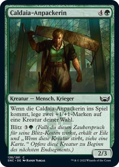 Caldaia Strongarm\nStreets of New Capenna - German\nSingle\nMagic The Gathering