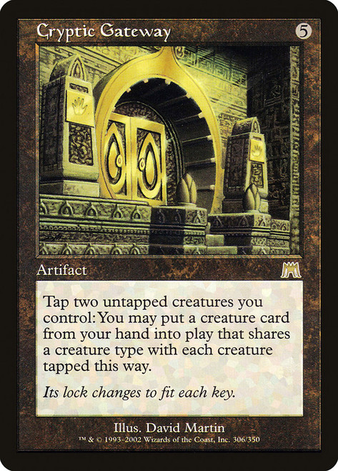 Cryptic Gateway\nOnslaught\nSingle\nMagic The Gathering