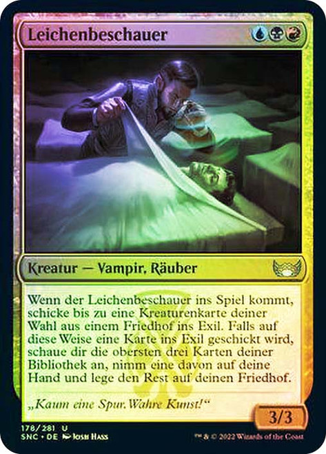 Corpse Appraiser\nStreets of New Capenna - German\nSingle\nMagic The Gathering