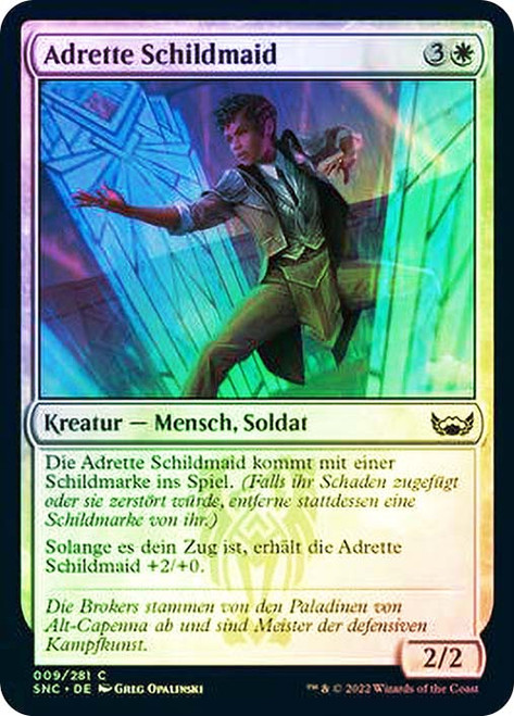 Dapper Shieldmate\nStreets of New Capenna - German\nSingle\nMagic The Gathering