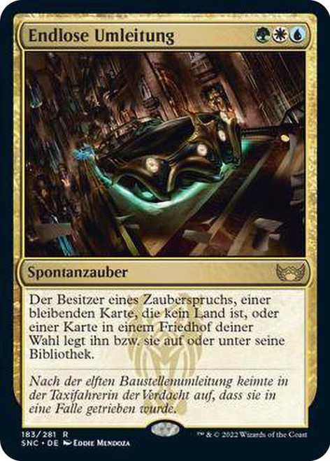 Endless Detour\nStreets of New Capenna - German\nSingle\nMagic The Gathering
